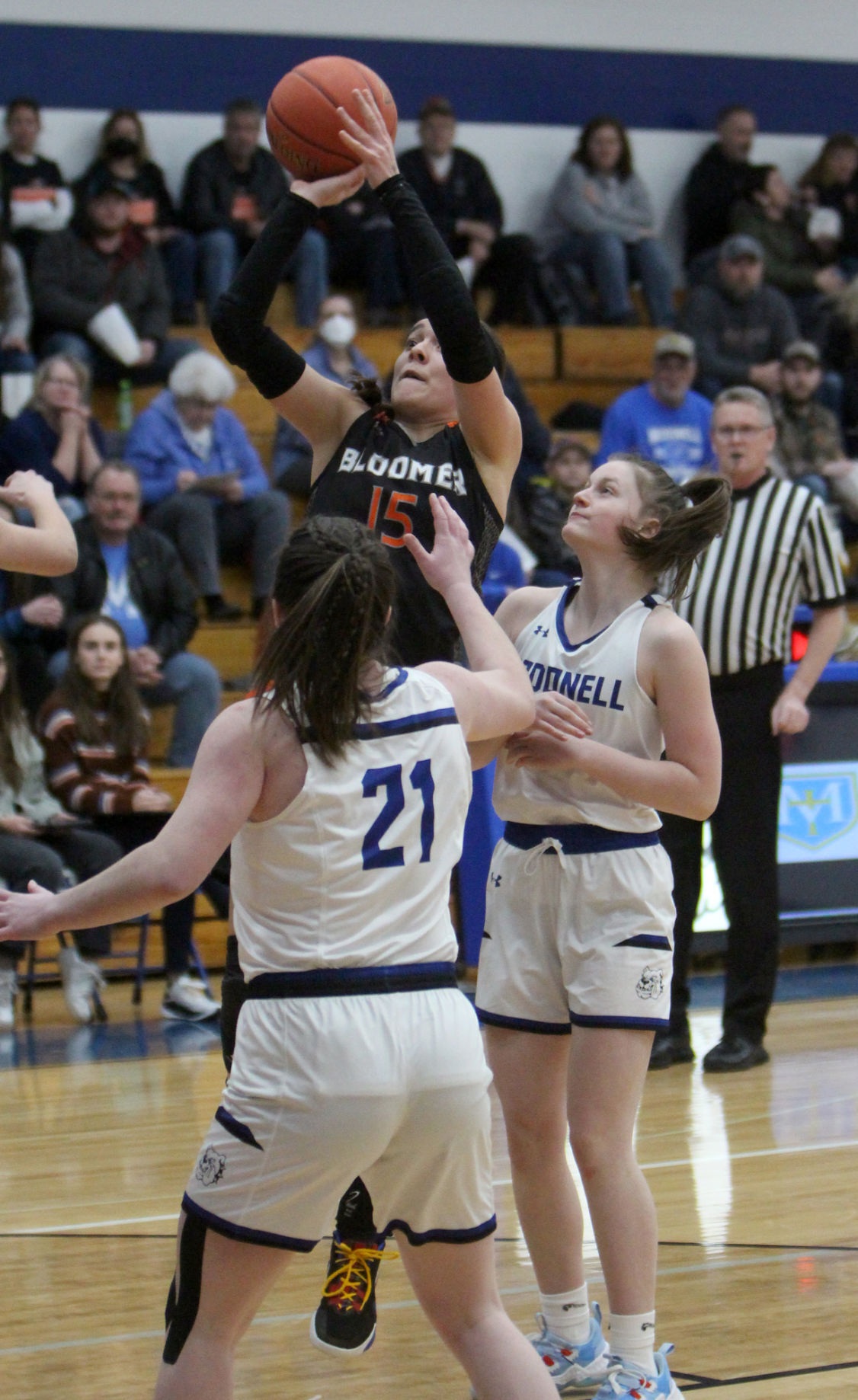 Bloomer at McDonell girls basketball 1-22-22